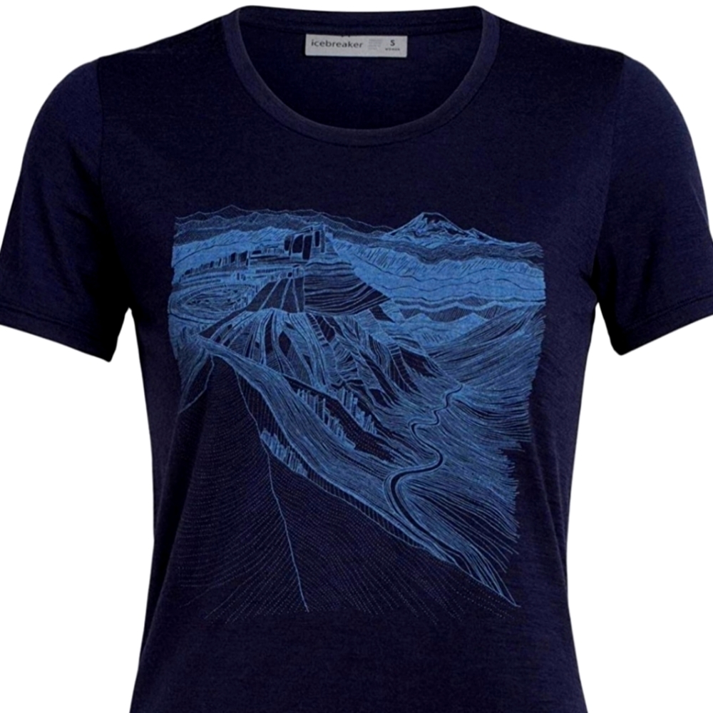 Icebreaker PCT Artist Sketchbook Techlite tee wool